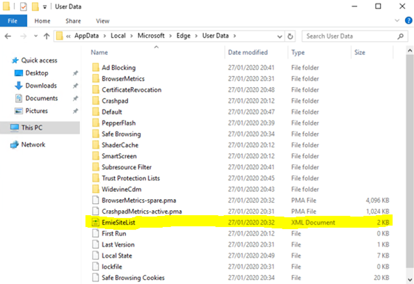 microsoft edge file location